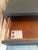 Villa & House Brand New Pair of Villa & House Benjamin Linen 1 Drawer Side Tables in Blue Steel For Sale - Image 4 of 8
