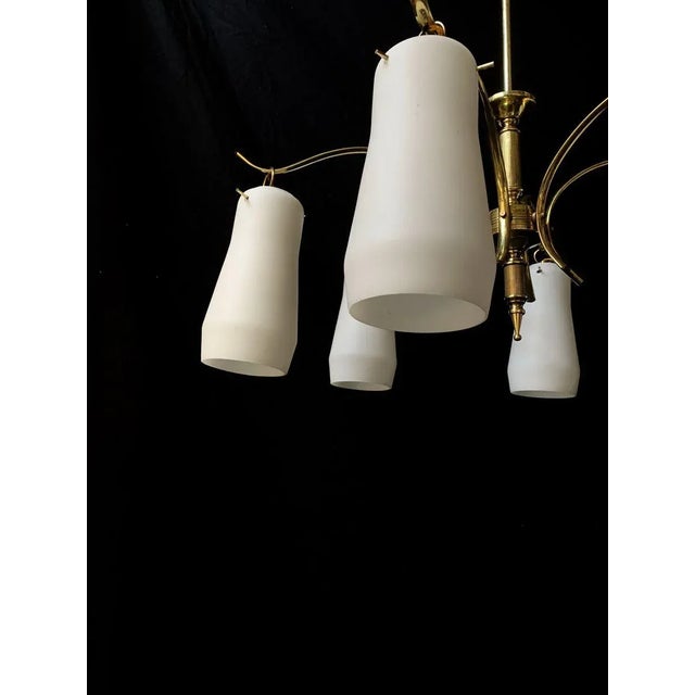 Metal Vintage Ceiling Lamp from Stilnovo For Sale - Image 7 of 13