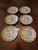Ceramic Antique Chinese Porcelain Mandarin Rose Canton Set Plates For Sale - Image 7 of 8