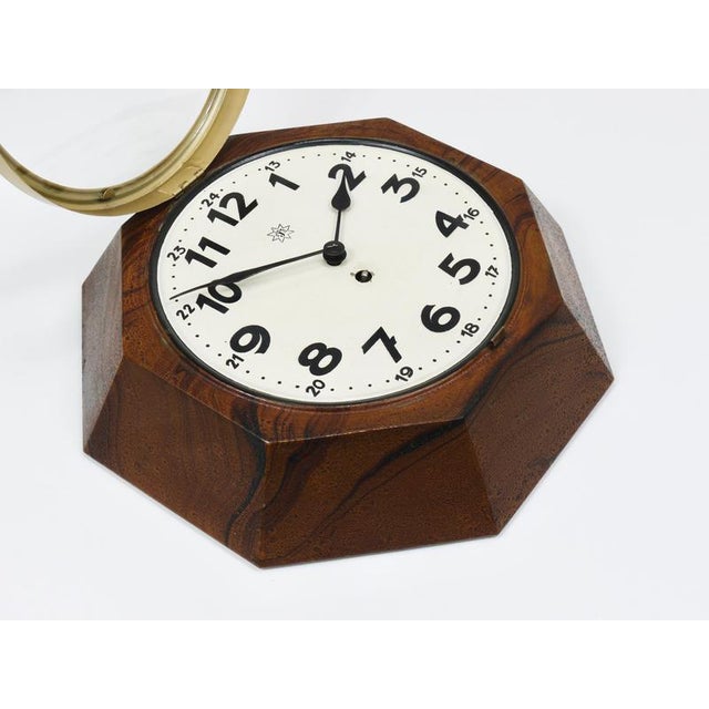 Vienna Modernism Wall Clock by Adolf Loos for Junghans, Germany, 1920s For Sale - Image 15 of 18