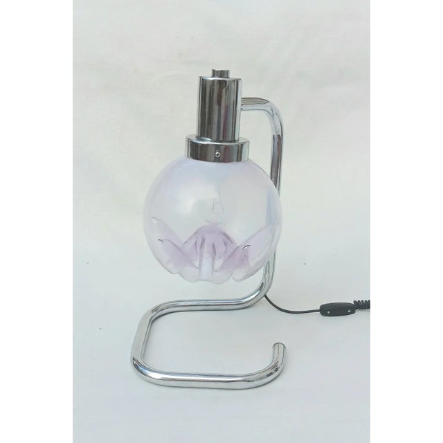 Murano Glass Table Lamp, 1970s For Sale - Image 6 of 7