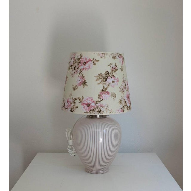 Italian Filigree Table Lamp in Murano Glass For Sale - Image 13 of 17