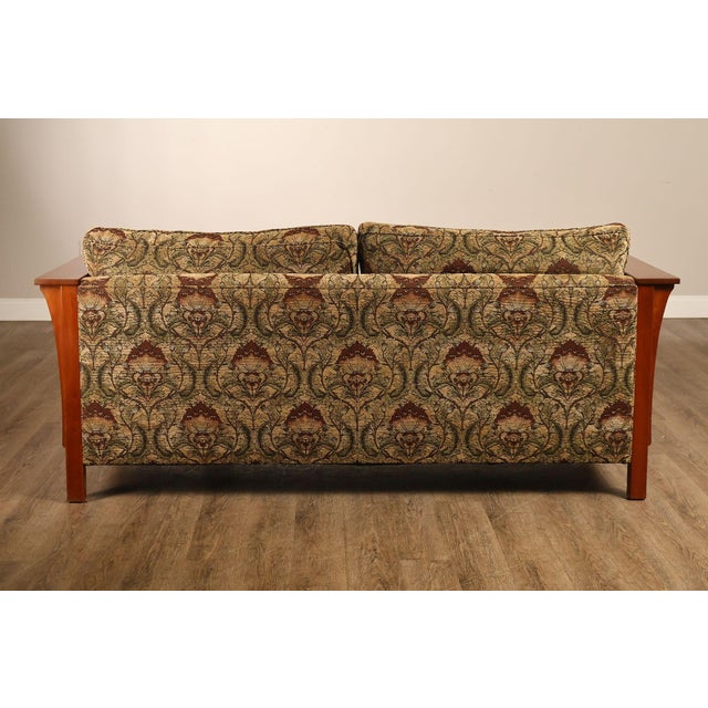 Stickley Mission Collection 'Fayetteville' Cherry Frame Sofa For Sale - Image 18 of 18