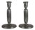 Art Deco Pewter Candle Holders by Just Andersen, 1930s, Set of 2 For Sale