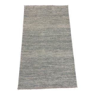 3ft 1in × 5ft 2in Flat Weave Area Rug For Sale