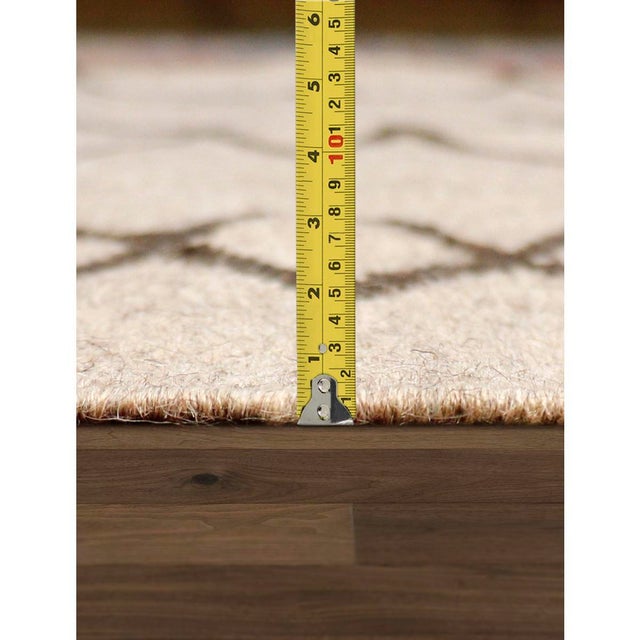 2020s Pasargad Home Navajo Mocha Wool Area Rug, 3' 1'' X 4'10'' For Sale - Image 5 of 5