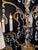 Vintage Spanish Brass Chandelier with Crystals - 10 Lights Gracefully crafted in Spain, this elegant vintage chandelier...