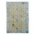 Contemporary Turkish Oushak Rug in Light Yellow With Pale Blue Border, 9'11" X 14' For Sale