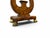 Burnt Umber Vintage Maitland-Smith Burl Walnut Lyre Accent Table For Sale - Image 8 of 9
