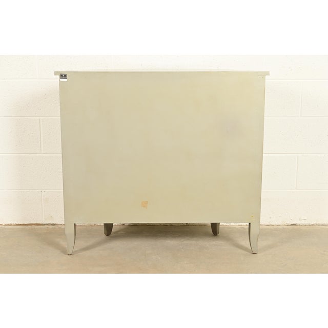 Italian Neoclassical Paint Decorated Demilune Cabinet For Sale - Image 13 of 15