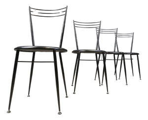 Vintage Dining Chairs by Calligaris, 1980s, Set of 4