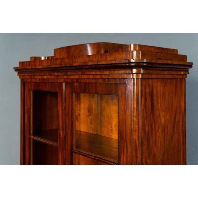 Wood Biedermeier Mahogany Bookcase, 1840s For Sale - Image 7 of 16