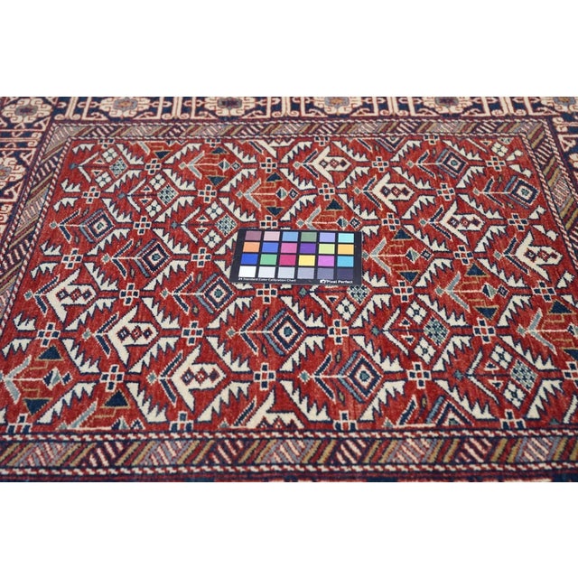 Antique Shrivan Rug 3'2'' x 3'4'' For Sale - Image 10 of 11