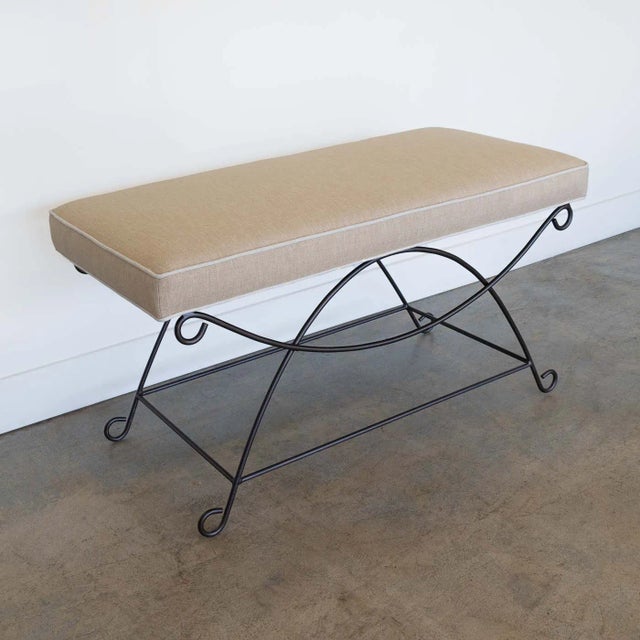 Panoplie Iron Loop Bench, Trim For Sale In Los Angeles - Image 6 of 8