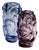 Lilac and Blue Glass Vases attributed to Jan Beranek for Skrdlovice, 1960, Set of 2 For Sale