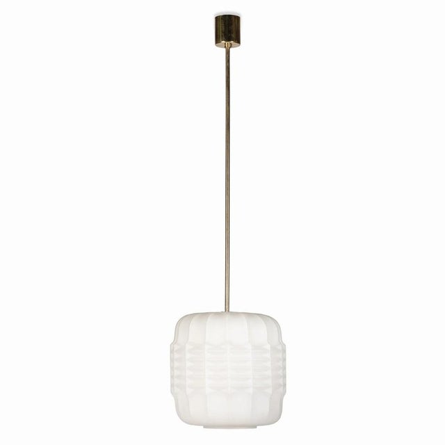 Vintage Lantern Glass Pendant, 1970s For Sale - Image 6 of 6