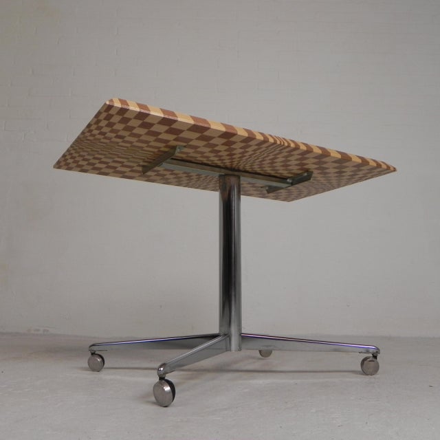 Coffee Table in Psychedelic Pattern, 1990s For Sale - Image 4 of 18
