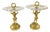Gilded Bronze and Cut and Colored Crystal Stands, Austria, Late 19th Century, Set of 2 For Sale