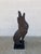Ebony Mid Century Coyote Terracotta and Cement Statue For Sale - Image 8 of 11