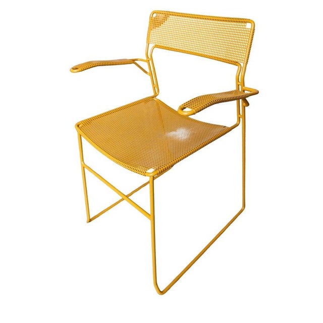 Arrben 1980s Attributed to Arrben Sultana Dining Chairs, Set of 10, Newly Powder-Coated, Italy For Sale - Image 4 of 14