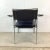 Modern Chrome and Leather Armchair With Minimalist Silhouette For Sale In Philadelphia - Image 6 of 12