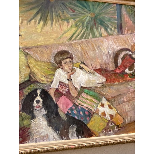 Vintage Expressionist Signed Original Oil Portrait Painting on Board ...