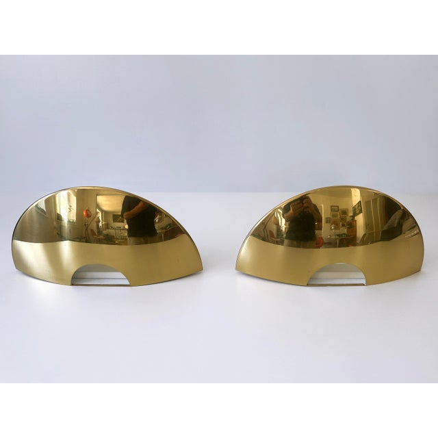 Brass Wall Sconces by Florian Schulz, Germany, 1970s, Set of 2 For Sale - Image 6 of 18