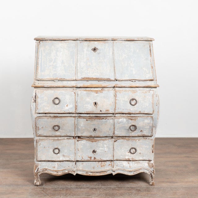 Late 19th Century 19th Century Swedish Oak Ladies’ Writing Desk Secretary For Sale - Image 5 of 15