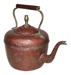 Vintage Antique Copper Tea Kettle