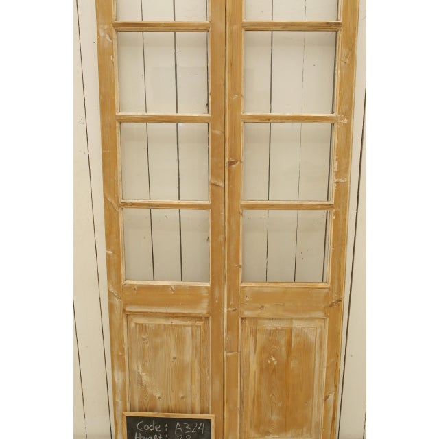 Late 19th Century Late 19th Century Double French Glass Doors - a Pair For Sale - Image 5 of 5