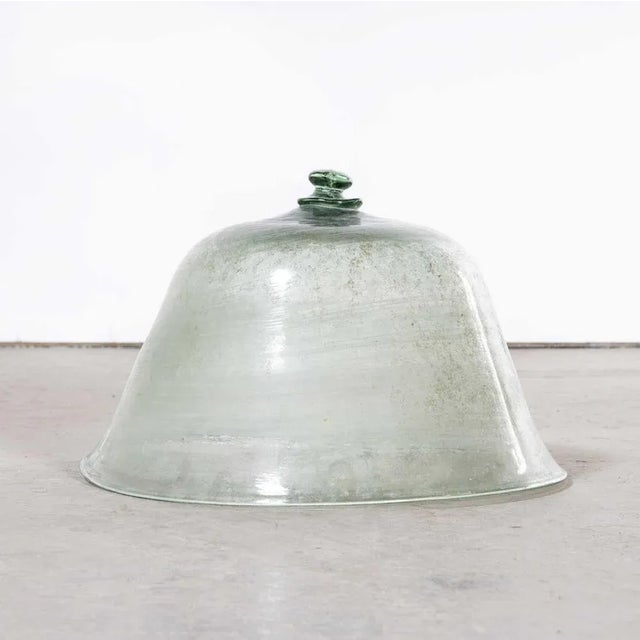 Glass 19th Century French Mouth Blown Glass Cloche For Sale - Image 7 of 7