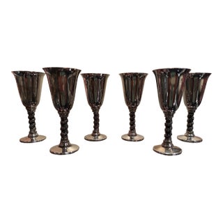 1960s Spain Silverplate Cordials- Set of 6 For Sale