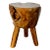 Mid 20th Century French Burlwood Live Edge Stool For Sale In Austin - Image 6 of 11