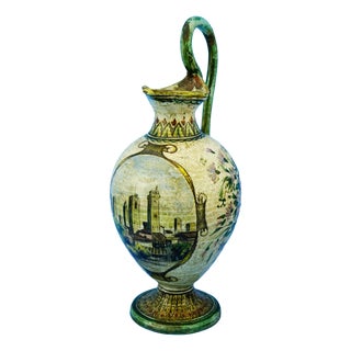Vintage Ceramic Jug by Giotto Giannoni, 1920s For Sale