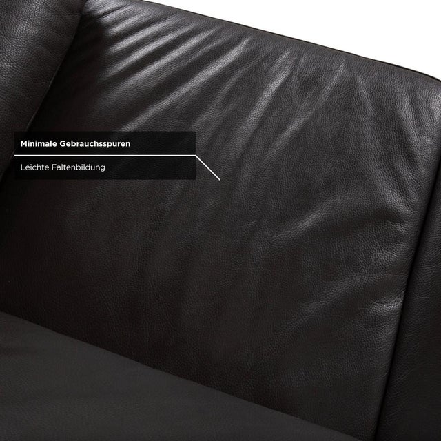 Bentley Two-Seater Sofa in Brown Leather from Ewald Schillig For Sale - Image 10 of 16