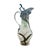 A fine late nineteenth century Art Nouveau silver and cut crystal claret jug, circa 1880. The baluster form crystal has...