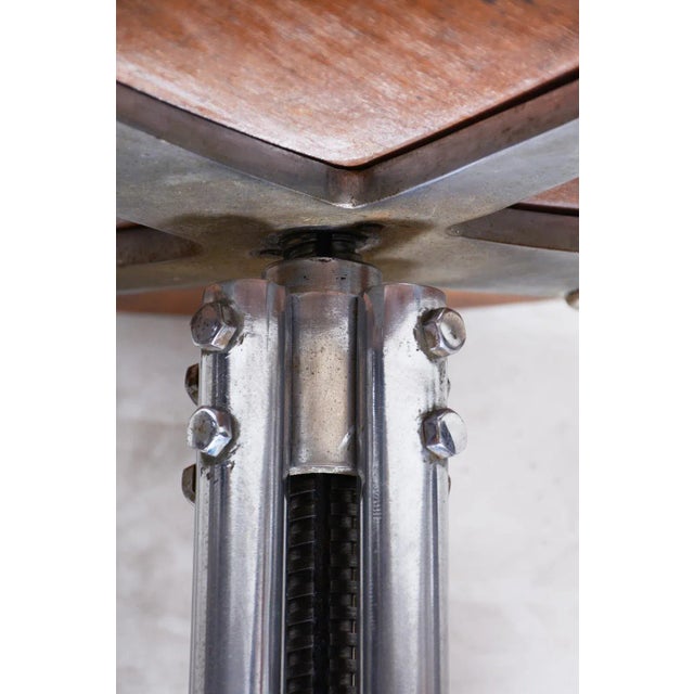 Beech Swivel Piano Stool attributed to Mücke Melder, 1930s For Sale - Image 4 of 8