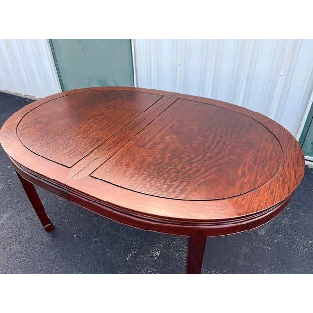Asian Style Solid Rosewood Extension Dining Table For Sale - Image 11 of 12