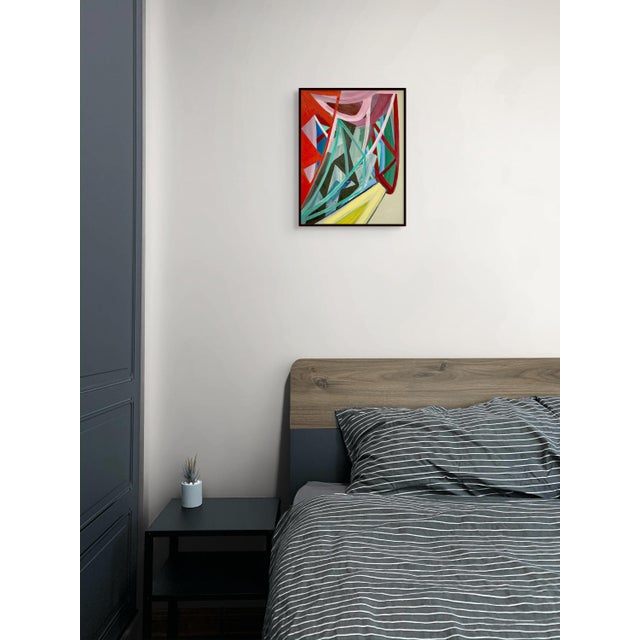 Ashlynn Browning Contemporary Abstract Oil on Panel "Luxuriate" by Ashlynn Browning For Sale - Image 4 of 5