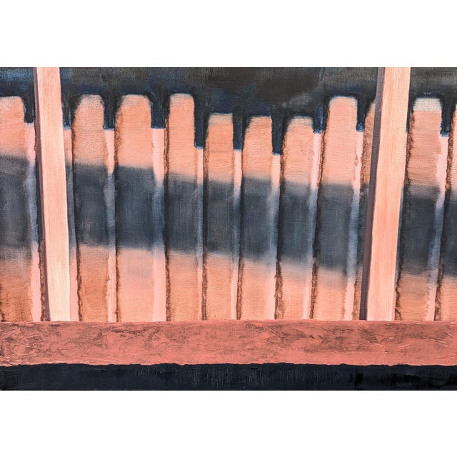 Tommy Taylor "In Concert" Contemporary Neutral Toned Realistic Close Up of Wooden Fence, 2023 For Sale In Houston - Image 6 of 8