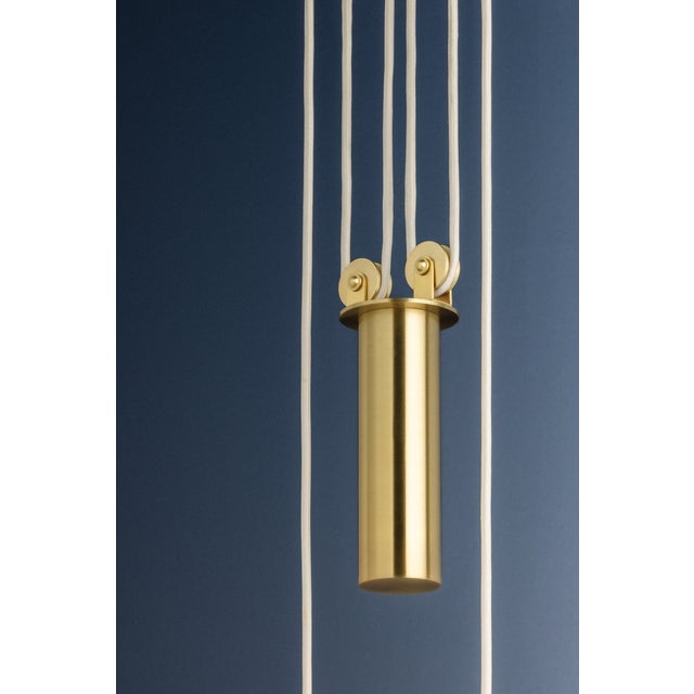Hudson Valley Lighting Emmons 30 in. 1 Light Pendant in Aged Brass and Soft White Finish For Sale - Image 10 of 11