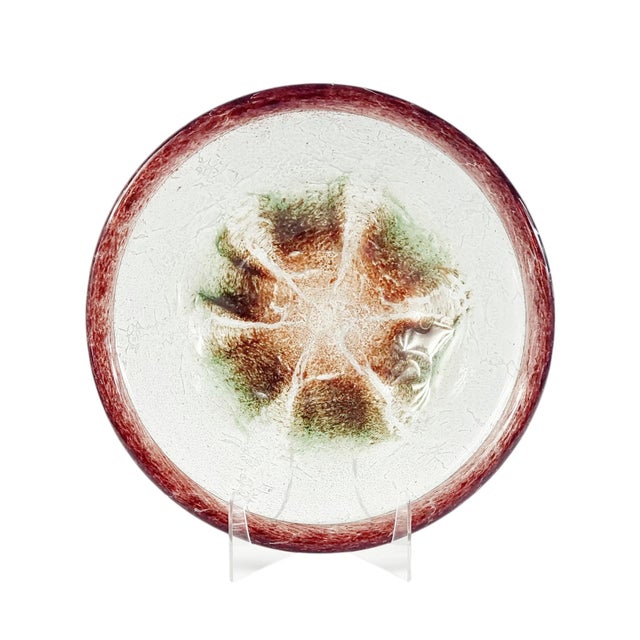 Large Art Deco Ikora Art Glass Bowl by Karl Wiedmann for WMF, Germany, 1930s For Sale - Image 6 of 6
