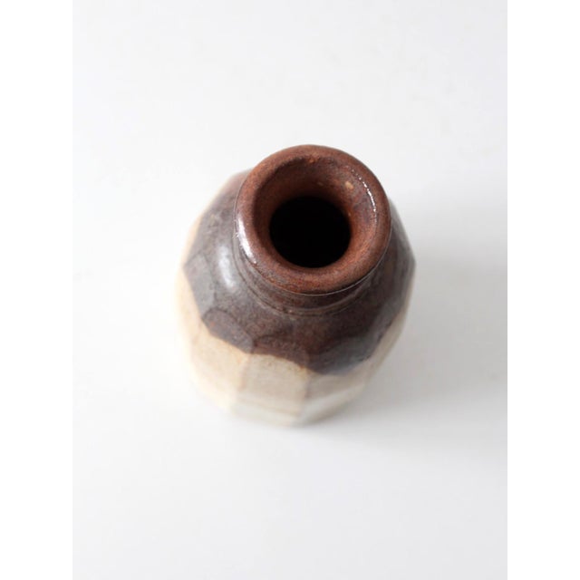 Ceramic Vintage Handmade Studio Pottery Vase For Sale - Image 7 of 12