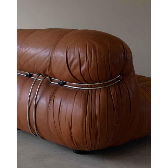 Metal 1970s Afra and Tobia Scarpa Soriana Sofa for Cassina, Italy For Sale - Image 7 of 9
