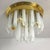 Gold Mid-Century Ceiling Light with Glass Tubes by J. T. Kalmar for Kalmar Franken KG, 1970s For Sale - Image 8 of 9