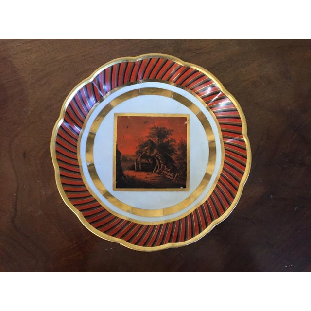 1800s English Georgian Derby Porcelain Plate For Sale In New York - Image 6 of 10