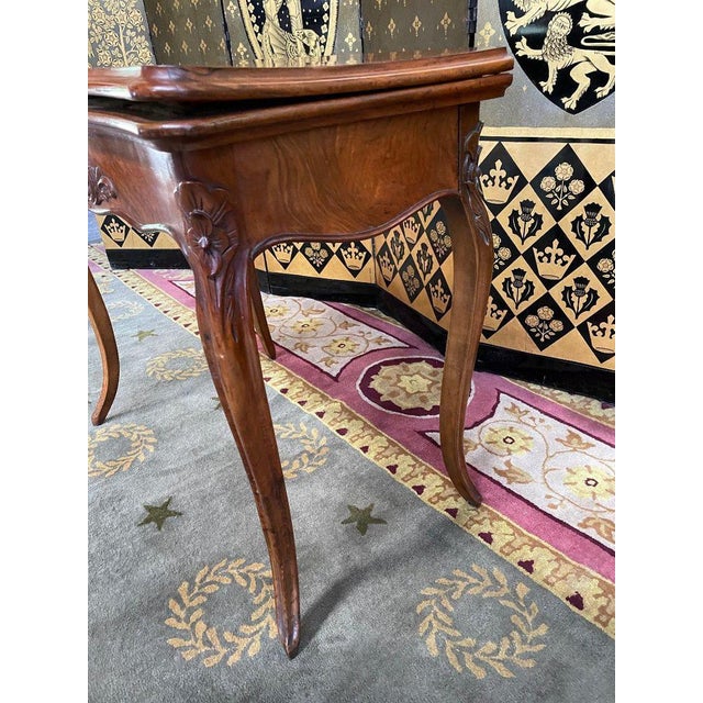 Louis XV Walnut Games Table For Sale - Image 3 of 9