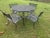 50's Wrought Iron Outdoor/Indoor Salterini Garden Dinette Set by Tempestini, Attributed For Sale In Washington DC - Image 6 of 7