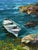 2020s Oil Painting a Lonely Boat on the Seashore Yuriy Suprunchuk For Sale - Image 5 of 11