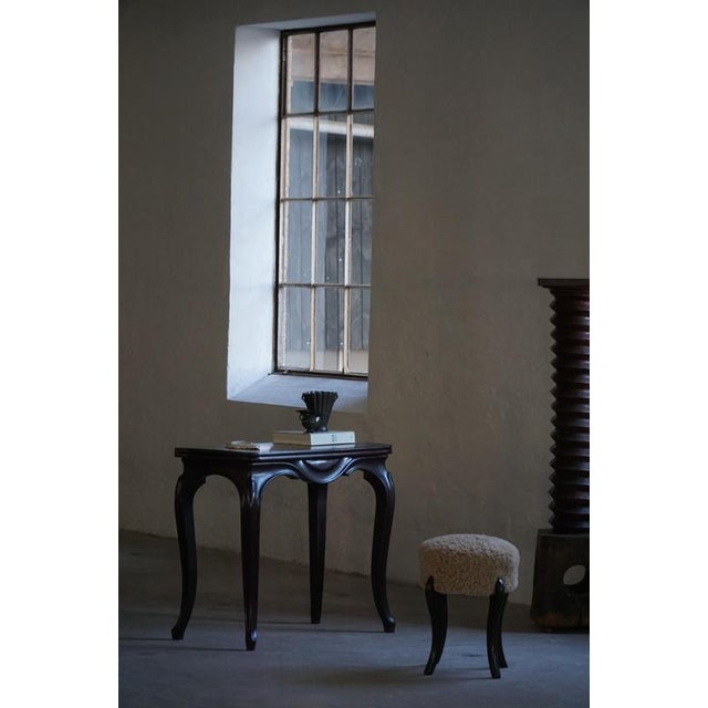 Rococo Vintage English Rococo Revival Game Table in Wood, 1920s For Sale - Image 3 of 17